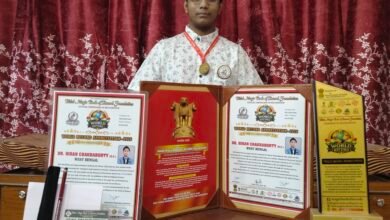 to Hiran Chakraborty West Bengal by Magic Book of Record
